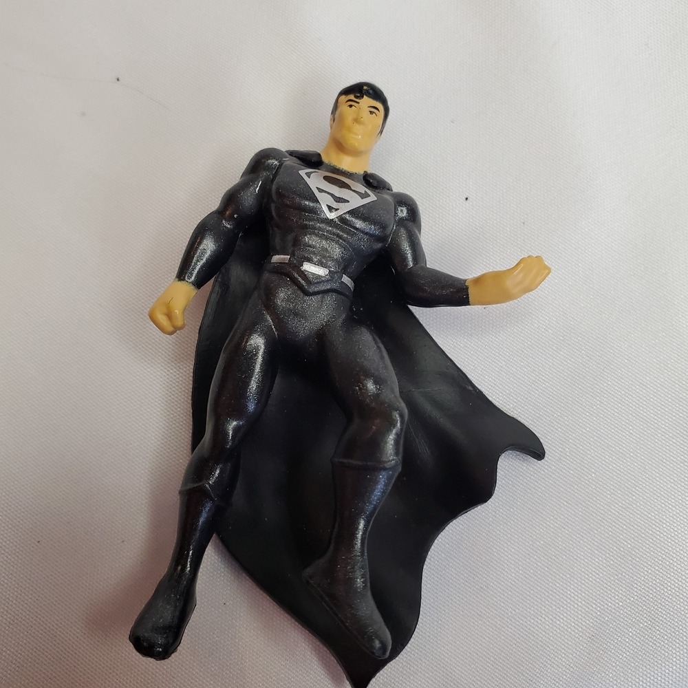 DARK SUPERMAN JUSTICE LEAGUE 3" ACTION FIGURE DC COMICS PLASTIC TOY (PRE-OWNED)